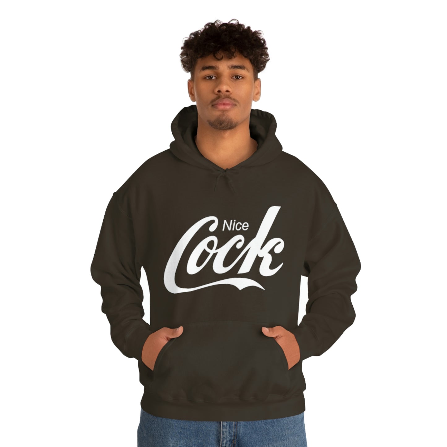 Nice Cock Black Hoodie