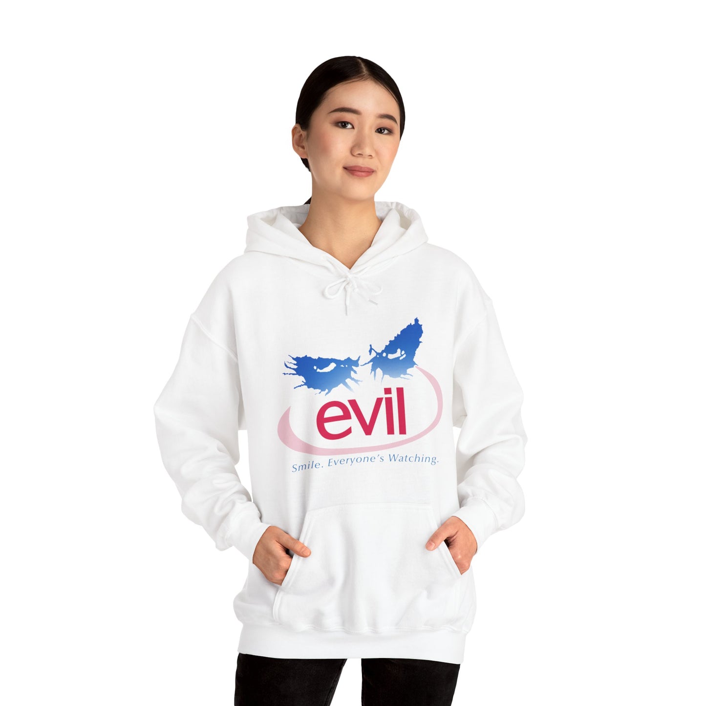 Evil White Hoodie