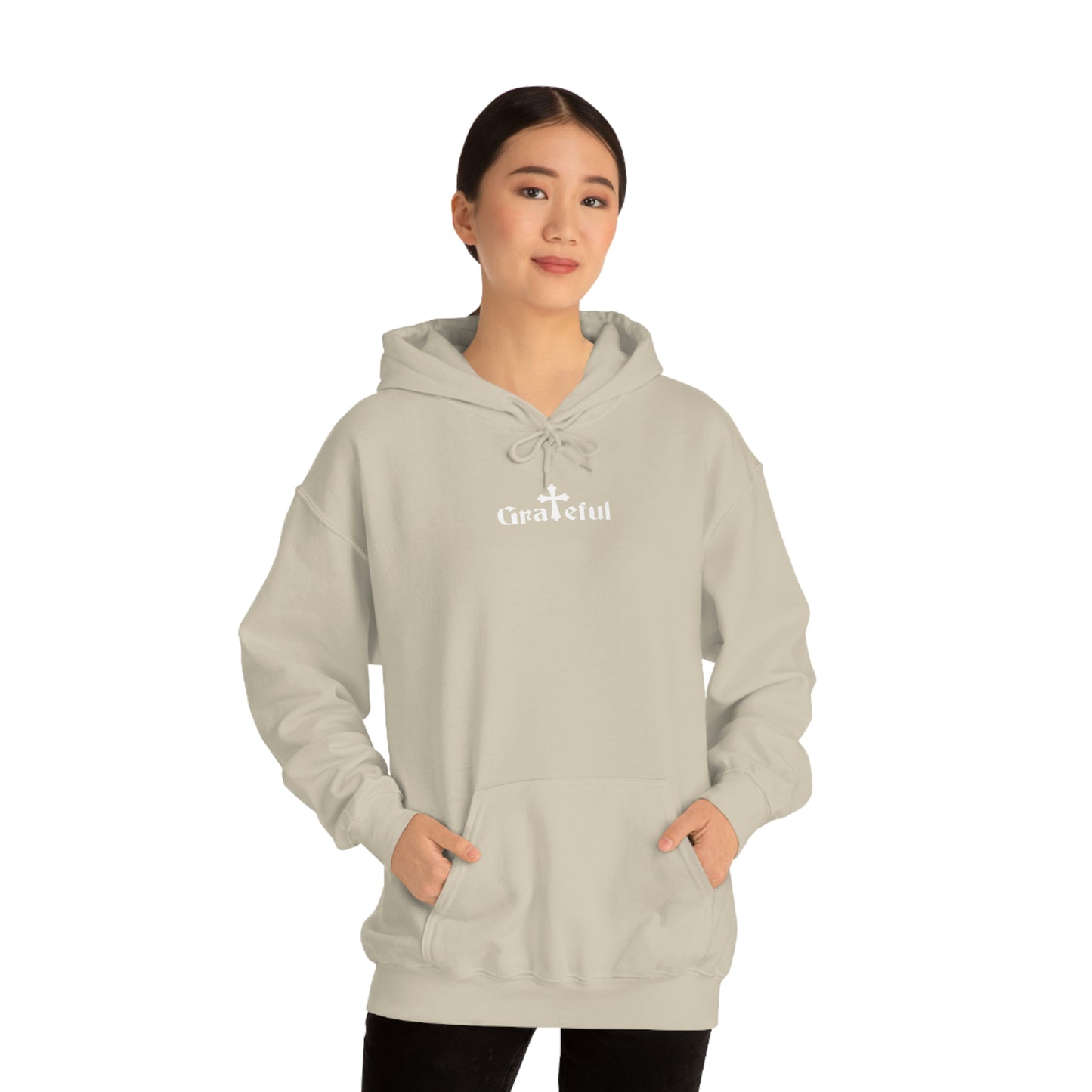 Grateful Light Blue Hoodie