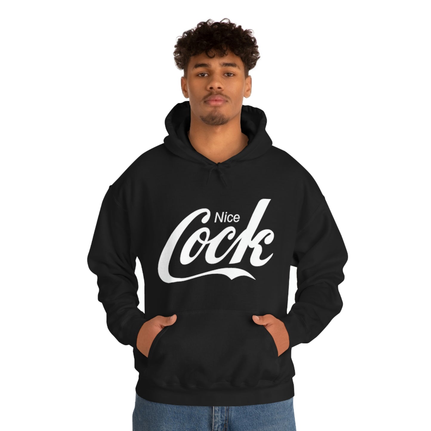 Nice Cock Black Hoodie