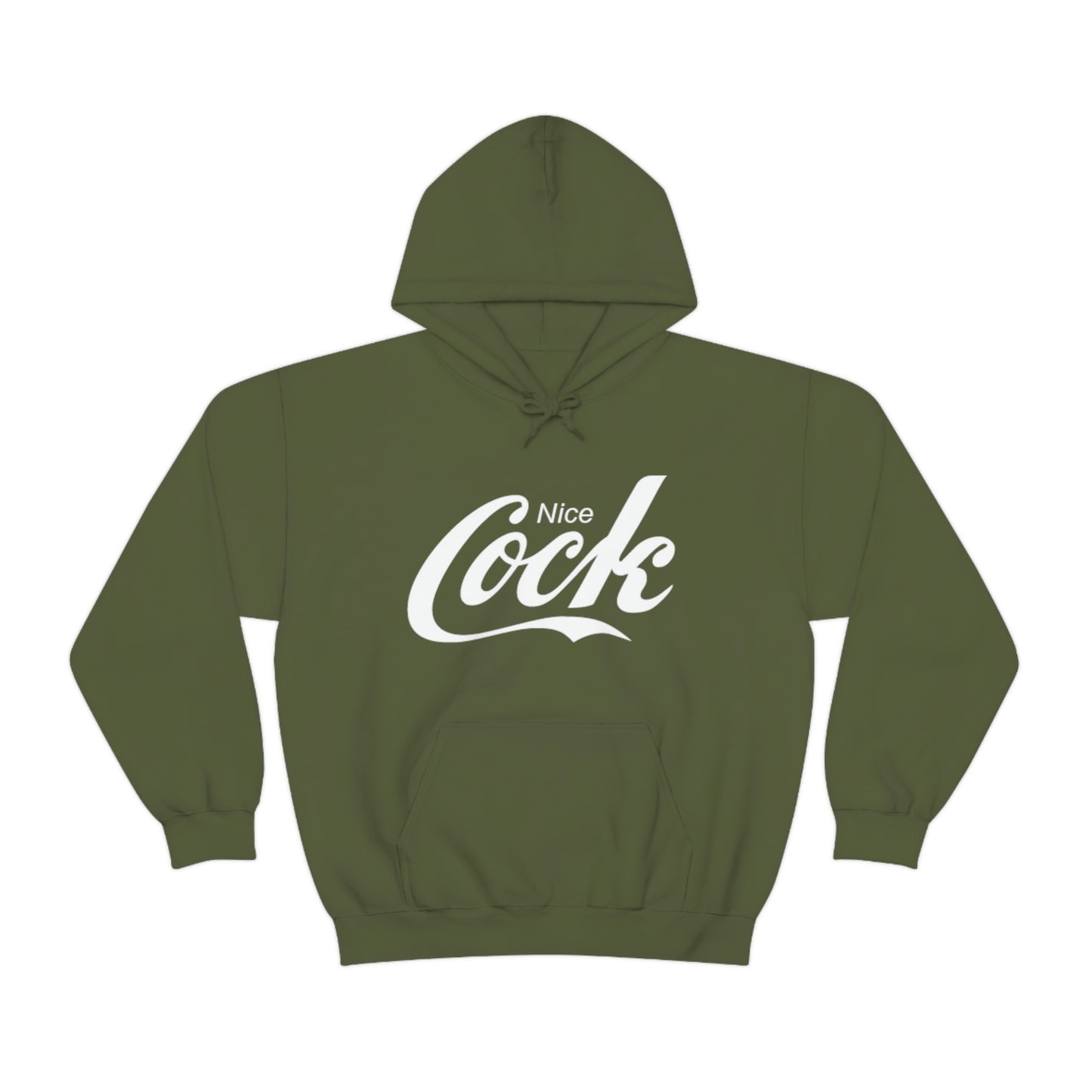 Nice Cock Military Green Hoodie